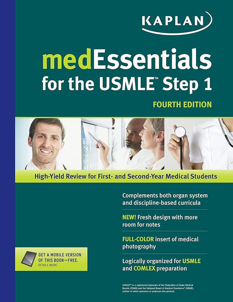 Book cover image of medEssentials for the USMLE Step 1 (USMLE Prep)