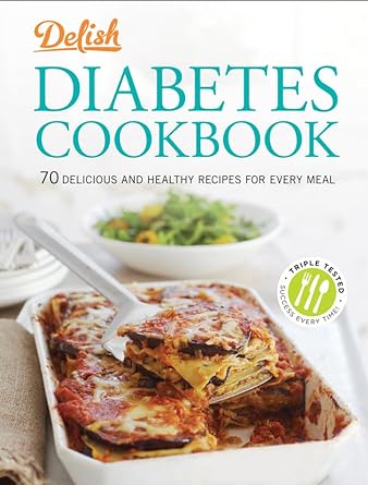 Book cover image of Delish Diabetes Cookbook: 70 Delicious and Healthy Recipes for Every Meal