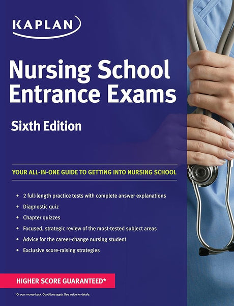 Book cover image of Kaplan Nursing School Entrance Exams