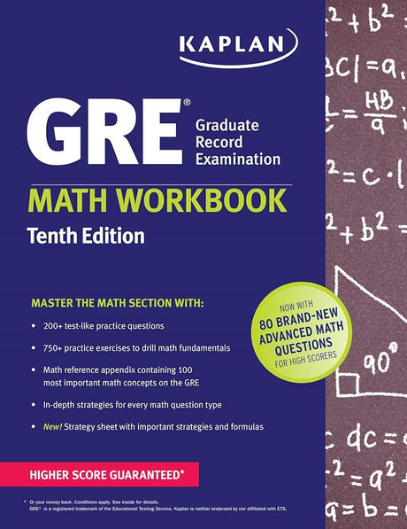 Book cover image of GRE Math Workbook (Kaplan Test Prep)