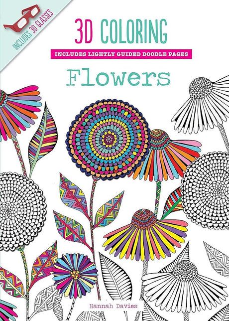 Book cover image of 3D Coloring Flowers