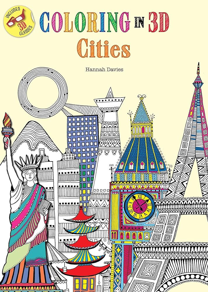 Book cover image of Coloring in 3D Cities