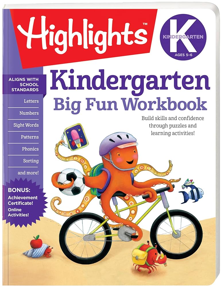 Book cover image of Kindergarten Big Fun Workbook (Highlights Big Fun Activity Workbooks)