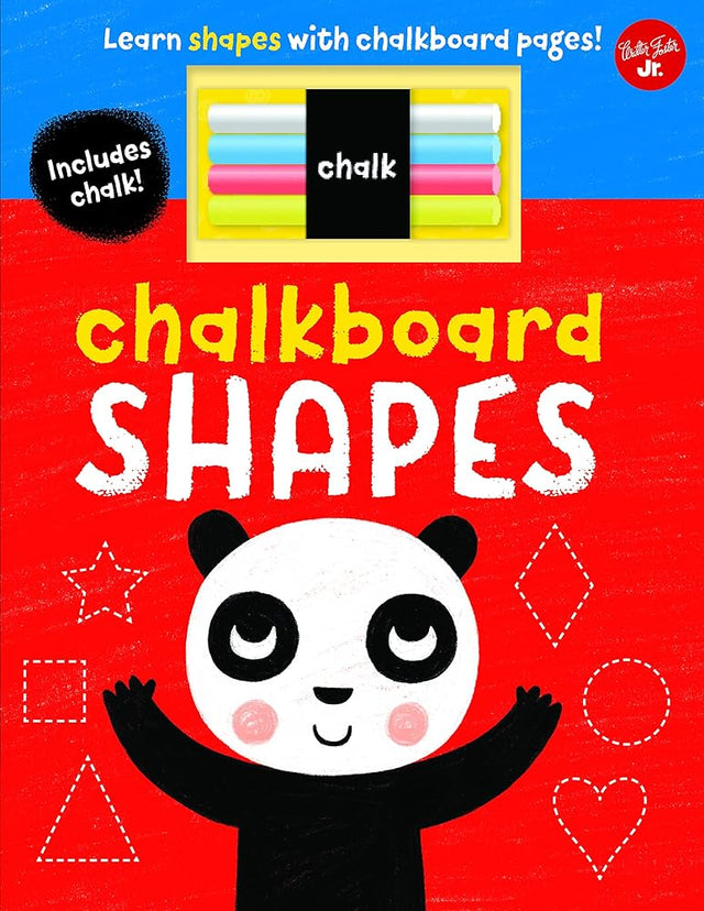 Book cover image of Chalkboard Shapes: Learn shapes with chalkboard pages! (Chalkboard Concepts)