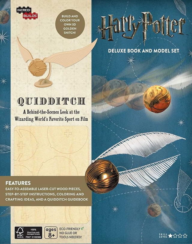 Book cover image of IncrediBuilds: Harry Potter: Quidditch Deluxe Book and Model Set