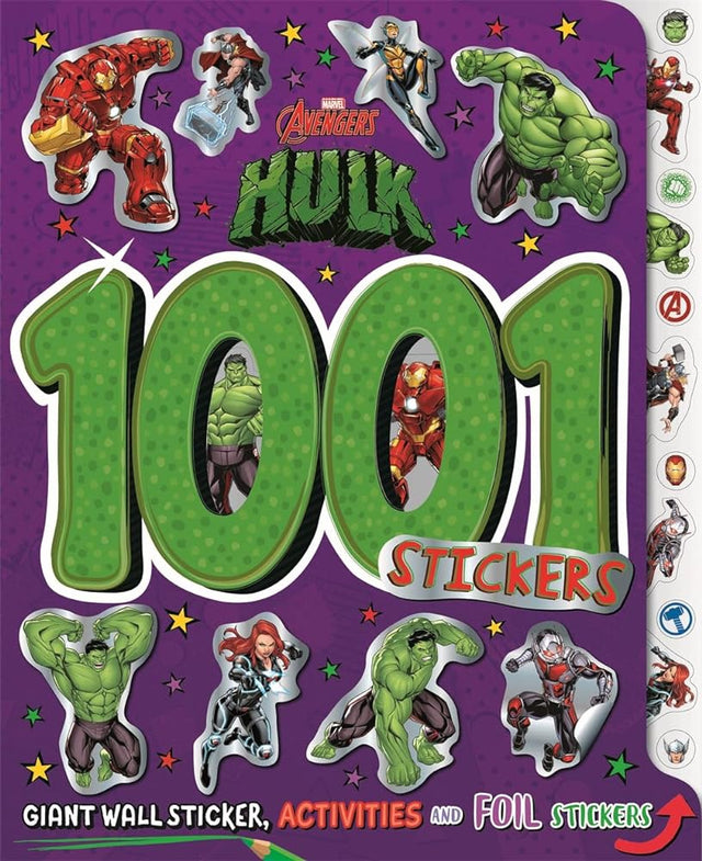 Book cover image Marvel Hulk: 1001 Stickers