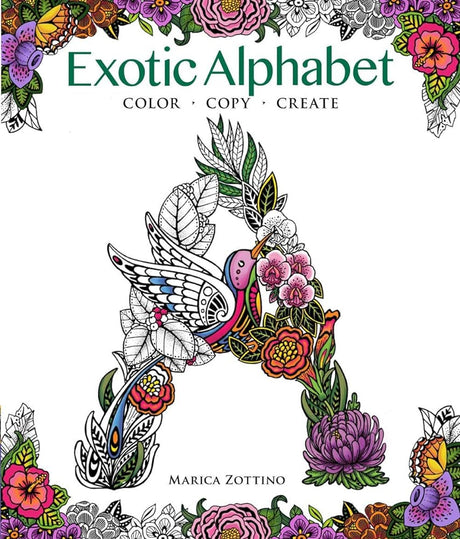 Book cover image of Exotic Alphabet: Color, Copy, Create