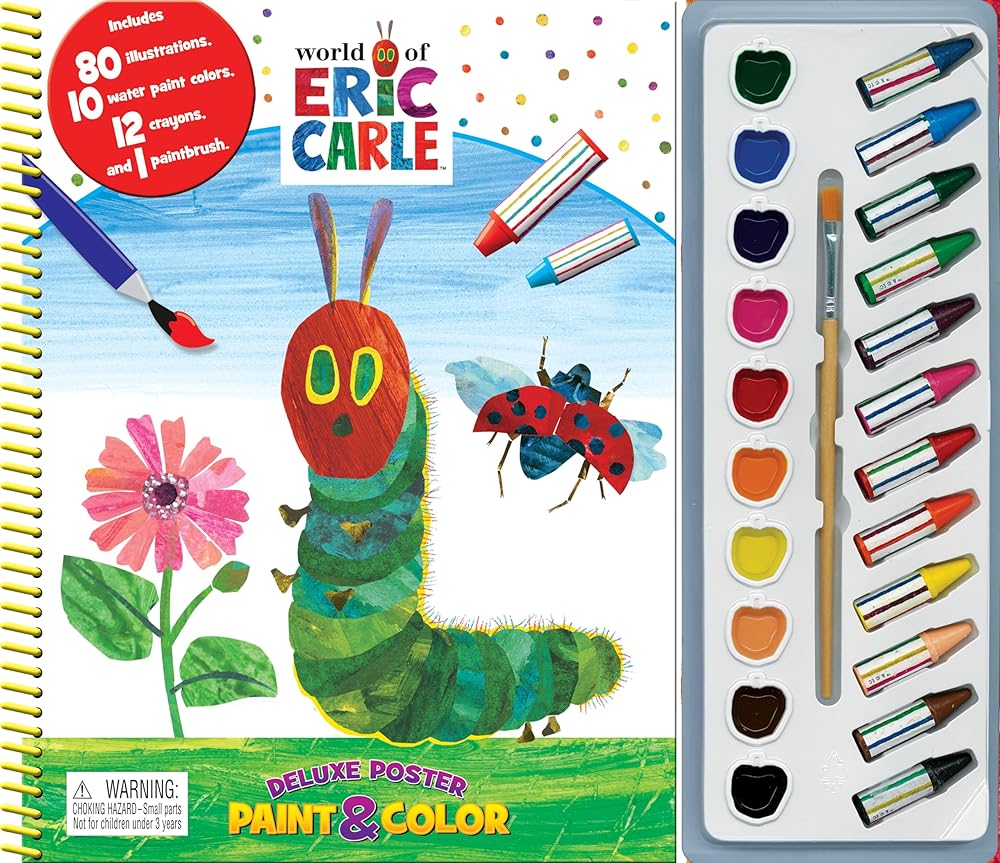 Book cover image Eric Carle Deluxe Poster Paint & Color