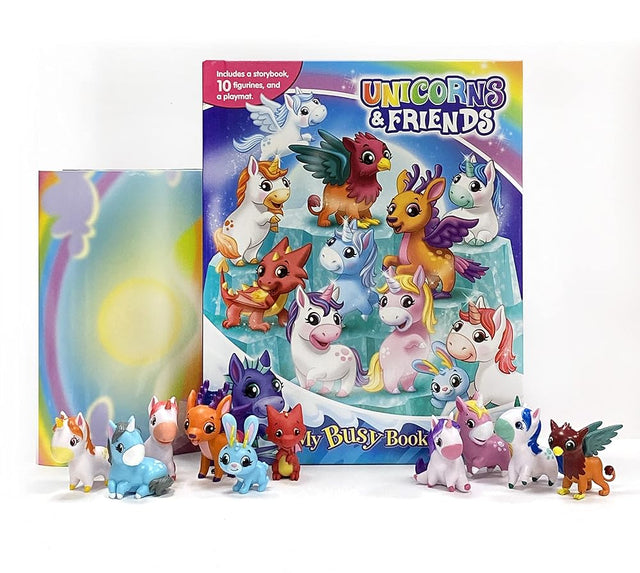 Book cover image Unicorns & Friends My Busy Book