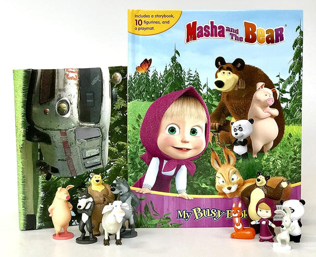 Book cover image Masha and The Bear My Busy Book