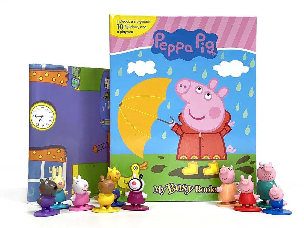 Book cover image Peppa Pig My Busy Book