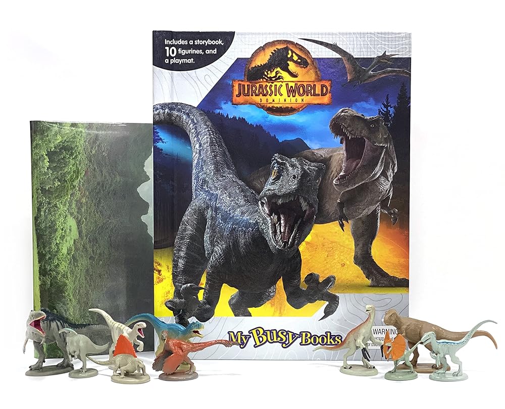 Book cover image Jurassic World Dominion My Busy Books