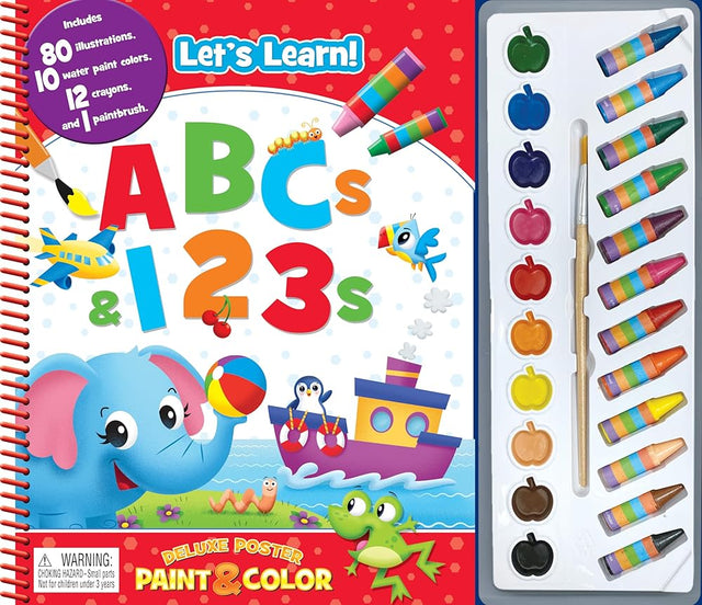 Book cover image Preschool Abc/123 Deluxe Poster Paint & Color