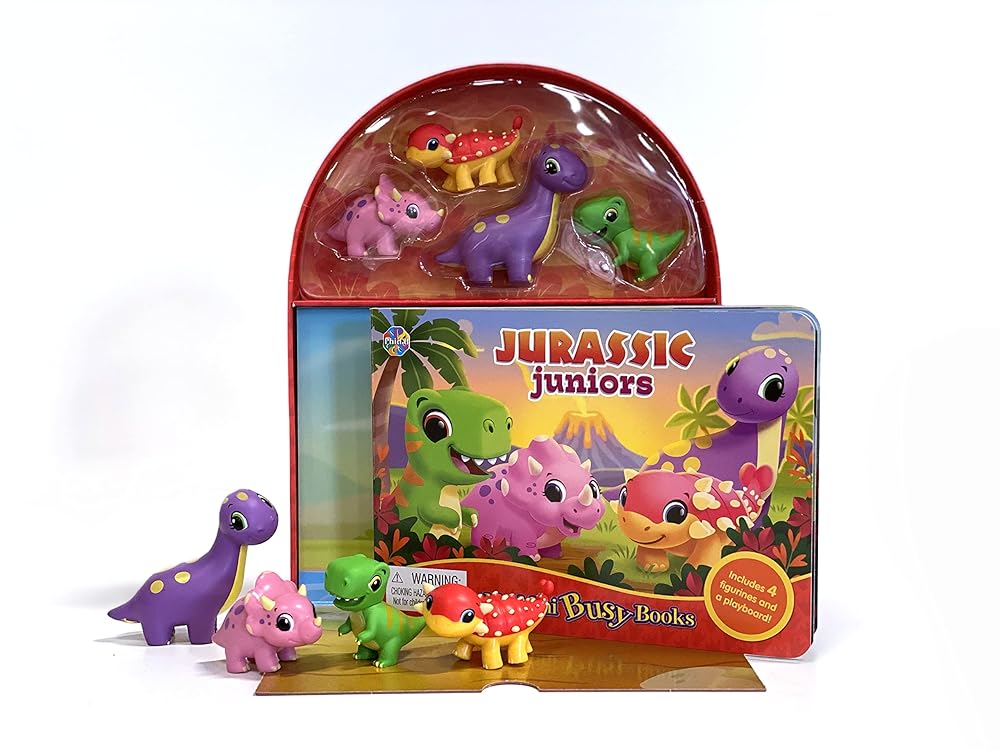 Book cover image Jurassic Juniors Mini Busy Books