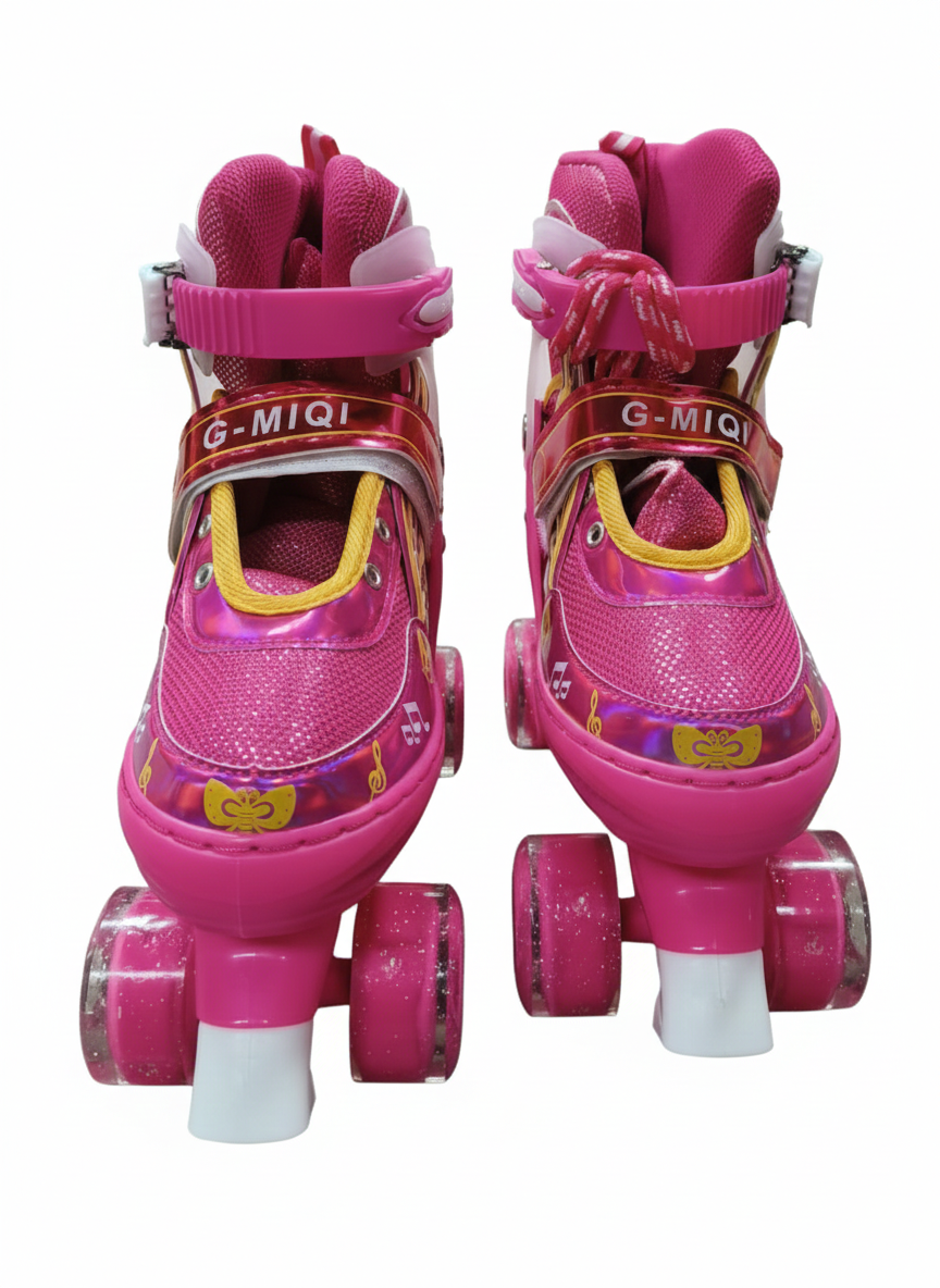 Butterfly Wing Roller Skates Medium with Flashing Wheels