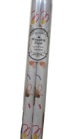 Gift Wrapper Teddy 2 Pcs (Assorted Colors, Sold As Single)