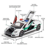 Lamborghini Countach Dubai Police Model 1:24 Scale