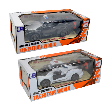 Links to POLICE R/C CAR BLACK L/S ASST 2 by 
