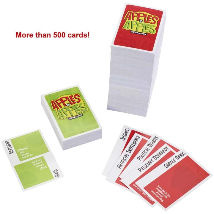 Mattel Apples to Apples Party Box Set of 3 Card Games