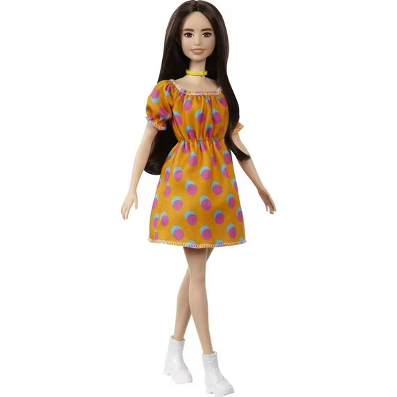 Barbie 12in Fashionista Orange Dress Doll