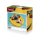 Bestway Summerstylez Pool/Beach Float Blue, Yellow Vinyl Floating island