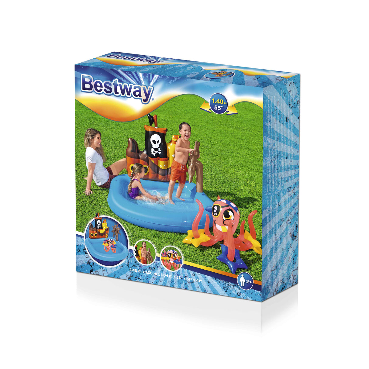 Bestway Tug Boat Play Pool 140 x 130 cm