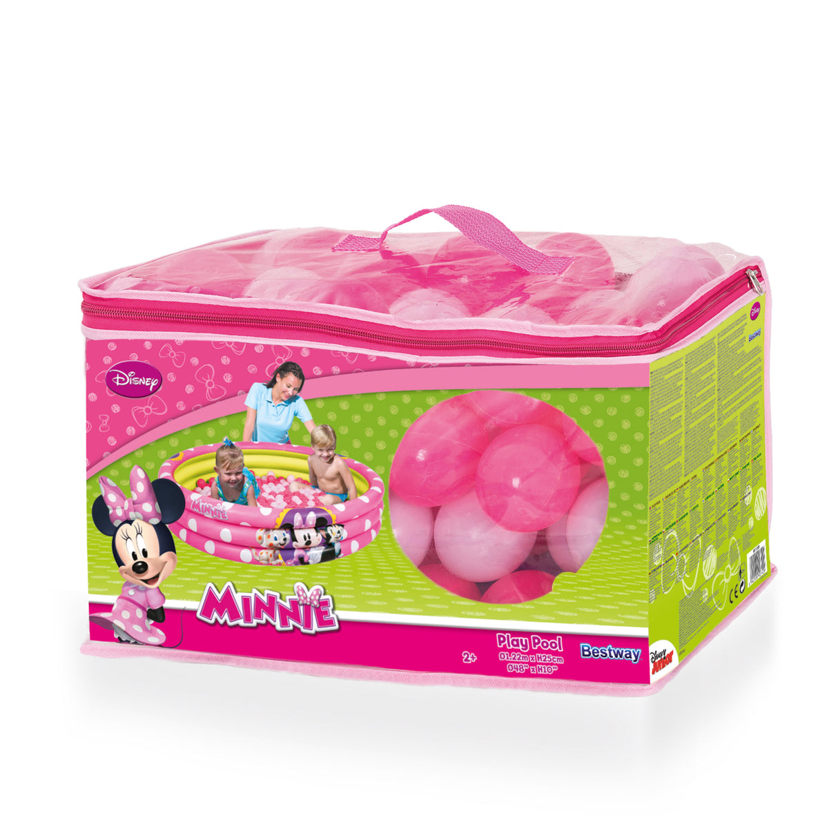 Bestway 3-Ring Ball Pit Minnie Play Pool 122 cm X 25 cm