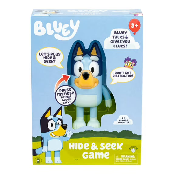 Bluey Hide & Seek Game Hide Bluey and Press Her Nose to Start the Timer to Find Her Ages 3+