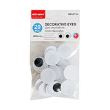 Motarro Decorative Eyes 24mm Craft Googly Eyes for DIY Projects