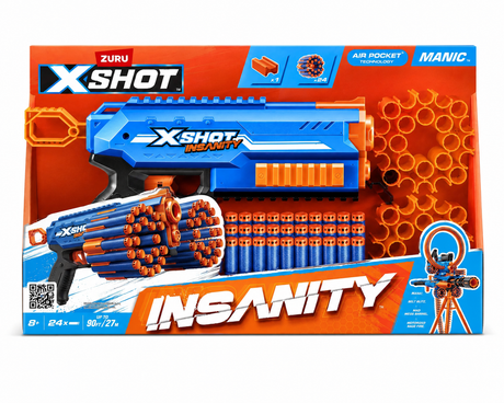 Zuru XShot Insanity Manic Blaster - Foam Blaster Action