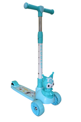 Kuromi Scooter, 4 Height Adjustable Kick Scooter for Boys & Girls Ages 3-13, Foldable & Portable Outdoor Toy (Assorted Color, Sold as single)