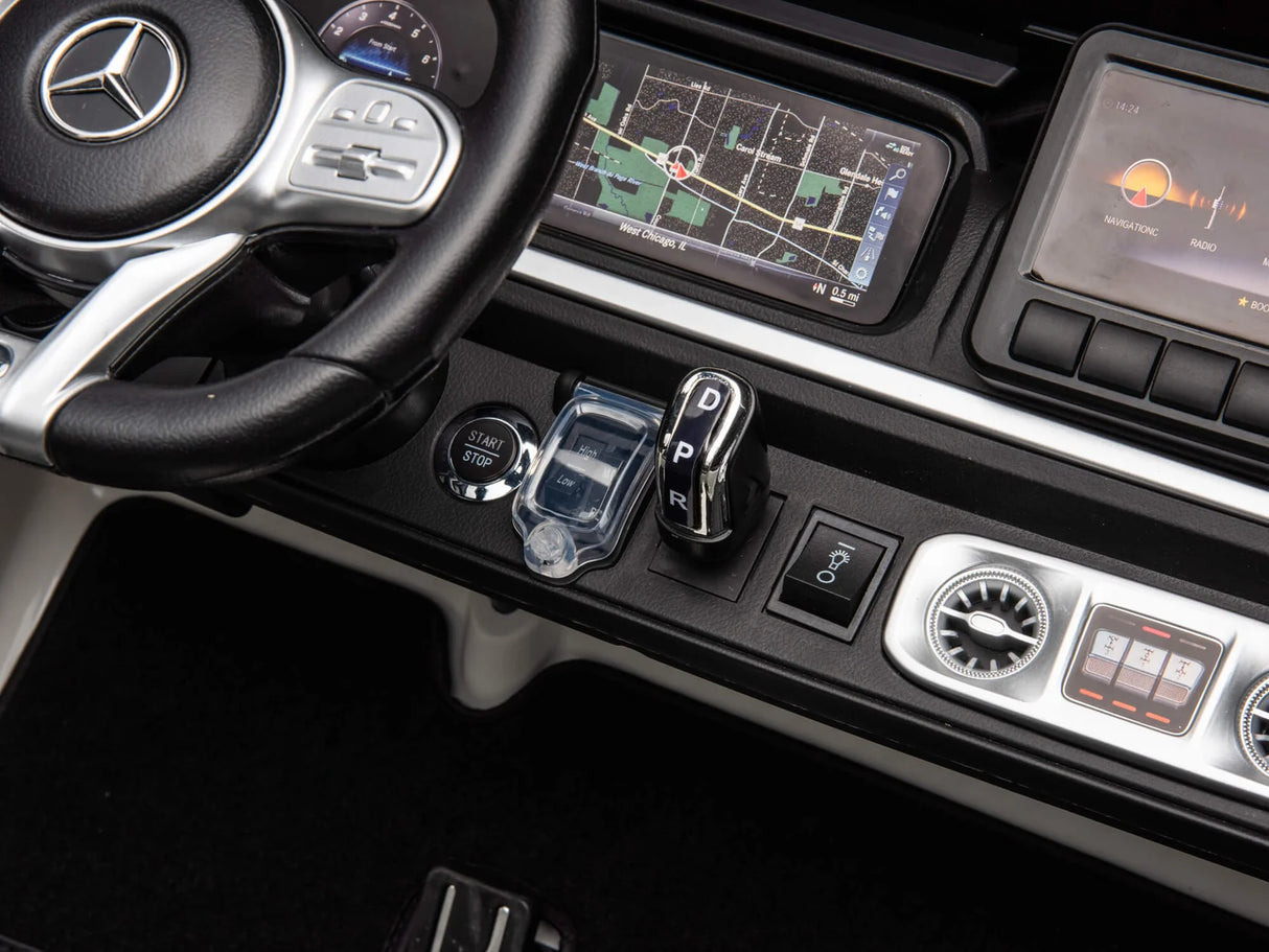 Mercedes-Benz G63 AMG 4X4 Ride-On Car 12V - White