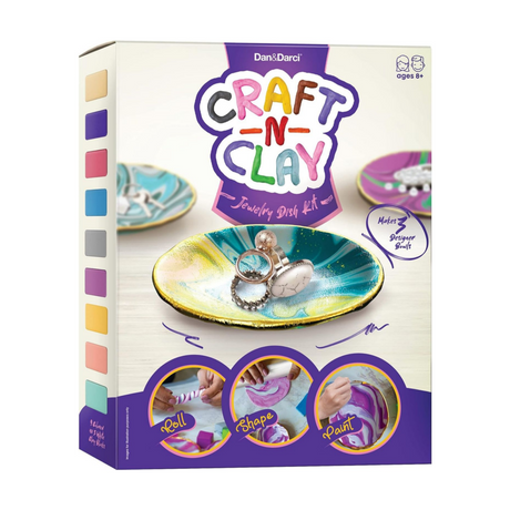 Dan & Darci Craft 'n Clay Jewelry Dish Making Kit