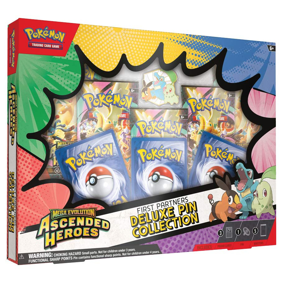 Pokemon TCG Mega Evolution 2.5 Ascended Heroes First Partners Deluxe Pin Collection
