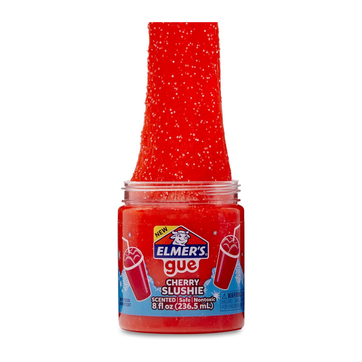 Elmer's Gue Premade Slime, Cherry Slushie, 8 Fl oz