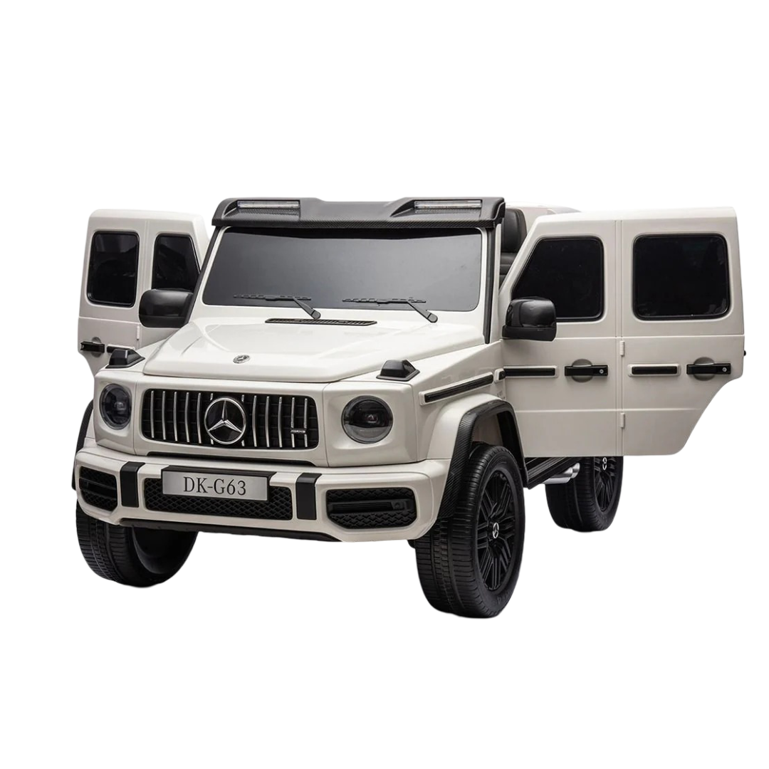 Mercedes-Benz G63 AMG 4X4 Ride-On Car 12V - White