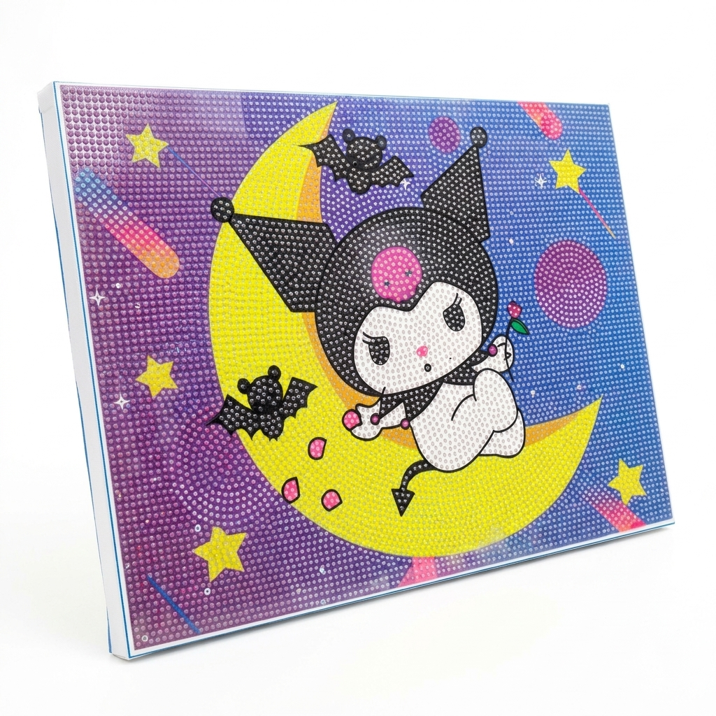Kuromi Diamond Painting Set 30x40cm DIY Sanrio Crystal Art Kit