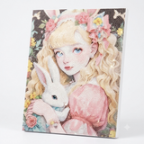Girl Diamond Painting Set 30x40cm DIY Crystal Art Kit for Kids and Adults