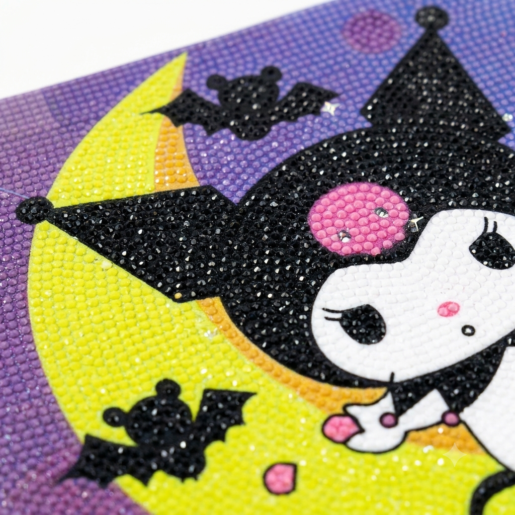 Kuromi Diamond Painting Set 30x40cm DIY Sanrio Crystal Art Kit