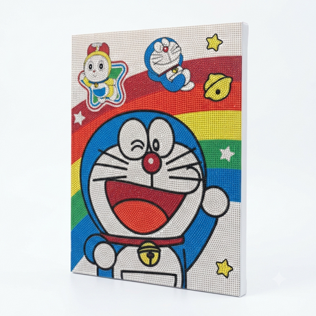 Doraemon Diamond Painting Set 30x40cm DIY Anime Crystal Art Kit