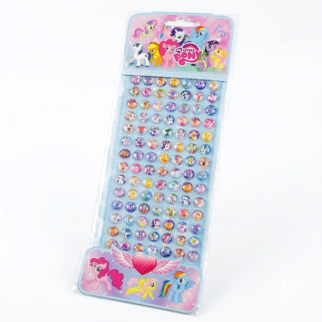 My Little Pony MLP 3D Puffy Stickers Raised Decorative Stickers