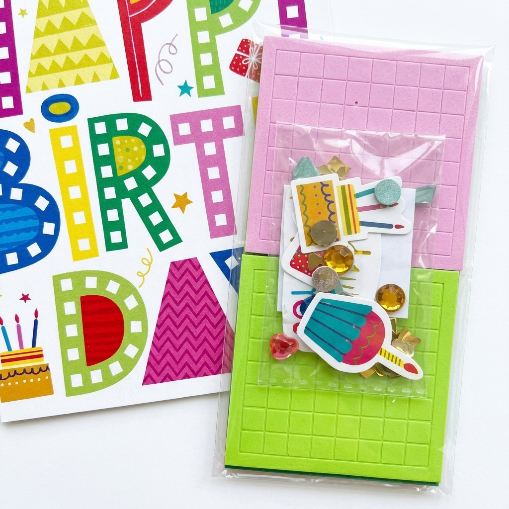 Happy Birthday DIY Greeting Card Make Your Own Craft Kit for Kids
