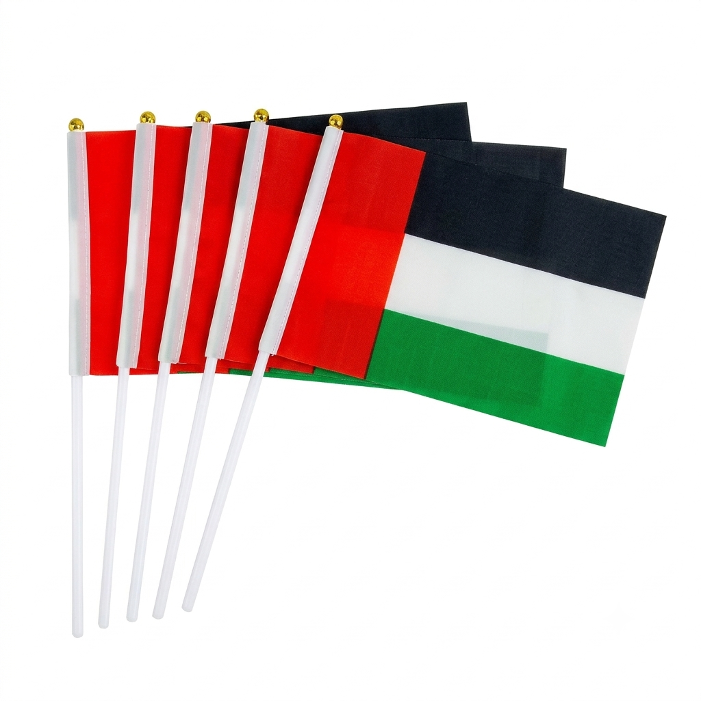UAE Flag 6 Pcs Set United Arab Emirates National Flags