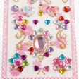 Decorative Crystal Stickers for Crafts featuring assorted self-adhesive gem designs for scrapbooking and DIY projects