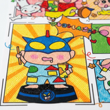 Shin-chan Diamond Painting Set 30x40cm DIY Anime Crystal Art Kit