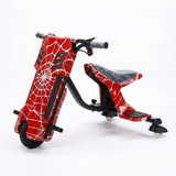 Electric Drift Scooter for Kids Red Web Edition 36V 250W Ride-On Trike with Helmet and Bluetooth