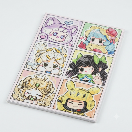 Cute Anime-Style Diamond Painting Set 23x30cm DIY Crystal Art Kit