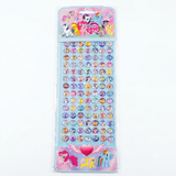 My Little Pony 3D Puffy Stickers featuring raised MLP character designs for crafts and scrapbooking