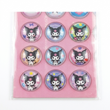 Kuromi 3D Puffy Stickers Sanrio Character Decorative Stickers