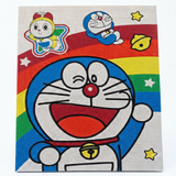 Doraemon Diamond Painting Set 30x40cm canvas with colorful gems for DIY anime crystal art